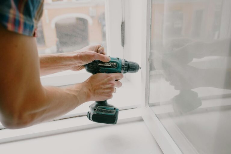 Handyman using a power drill in Hamilton