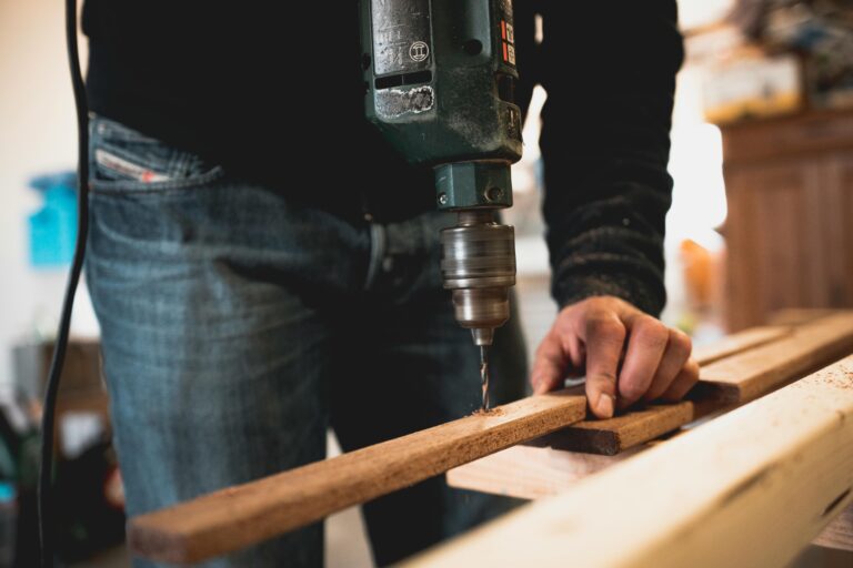 Handyman planning and preparing wood in Hamilton